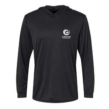 Load image into Gallery viewer, Da Whale Boat Polyester Hoodie with UPF 50 - Black