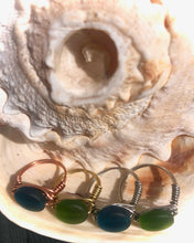 Load image into Gallery viewer, MERMAIDS COIN RINGS (variety of colours and sizes)