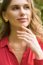 Load image into Gallery viewer, Audrey Silver or Gold Stud Circle Earrings