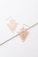 Load image into Gallery viewer, CiCi Silver or Gold Women Warrior Tribal Earrings