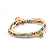Load image into Gallery viewer, Adjustable Shimmy Bracelets: The Golden Palm