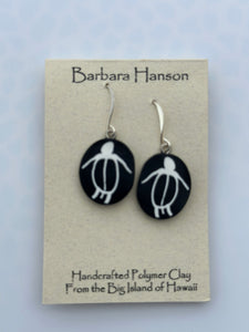 Black and white Petroglyph earrings