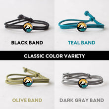 Load image into Gallery viewer, Daily Inspiration Smart Bracelet - Tree of Life - Elastic: Olive / Daily Quote