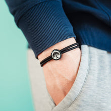 Load image into Gallery viewer, Daily Inspiration Smart Bracelet - Tree of Life - Elastic: Olive / Daily Quote