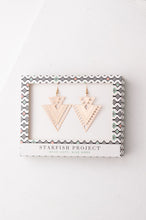 Load image into Gallery viewer, CiCi Gold Geometric Dangle Earrings
