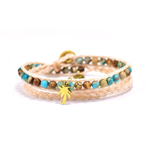 Load image into Gallery viewer, Adjustable Shimmy Bracelets: The Golden Palm