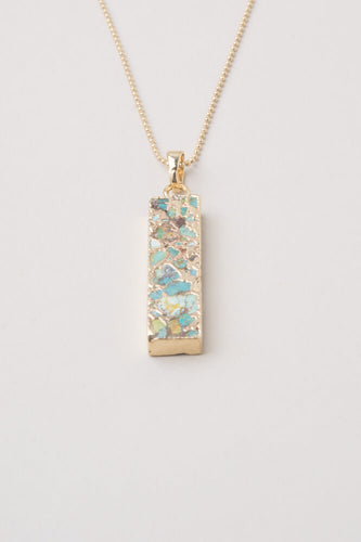 Sasha Turquoise Ocean Pendant Necklace