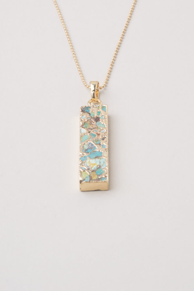 Sasha Turquoise Ocean Pendant Necklace